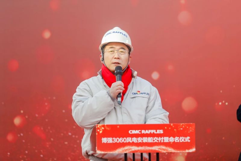 開和爭流勇奮楫，國之重器向深藍|我國最新一代風電安裝船“博強3060”在煙臺交付(圖5)